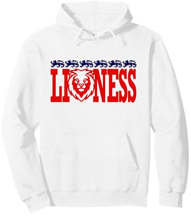 Lionesses England Flag Coming Home Fußball Damen Pullover Hoodie