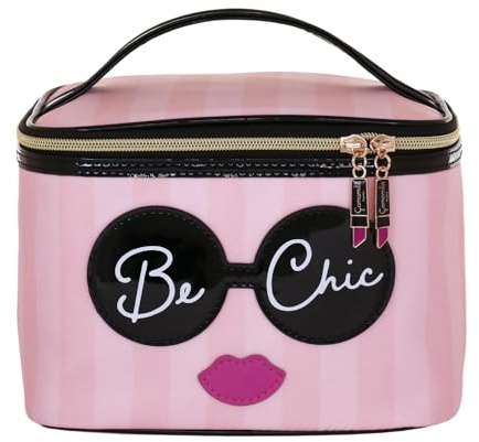 Camomilla Milano Beauty Case Donna, Poliestere, Collezione Be Chic, Misura M, Colore Rosa