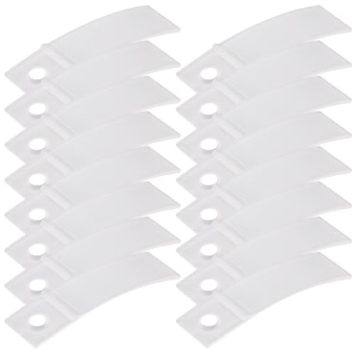CALLARON 200 Topes Antideslizantes de Pvc para Fondo de Cajón Tornillos Incluidos, Cuñas para Reparación y Estabilidad en Muebles y Cocina