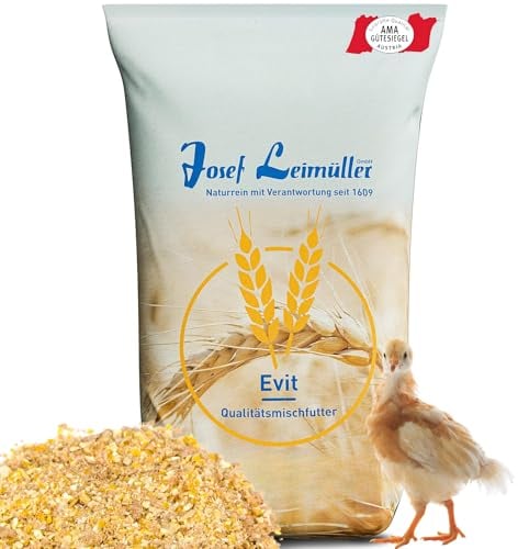 Leimüller Junghennenfutter 6.-21. Woche 5 kg - Fördert gesundes Wachstum - Staubfreies Hühnerfutter für Junghennen - 100% gentechnikfrei