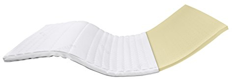 AM Qualitätsmatratzen Premium Latex Topper 120x200cm RG65 - Made in Germany - Atmungsaktiver Naturlatex Topper 120x200-6cm - Matratzenauflage 120x200 mit Lyocell Bezug und Anti-Rutsch Funktion