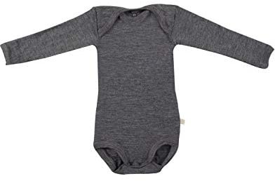 Dilling Baby Langarm Body aus 100% BIO-Merinowolle