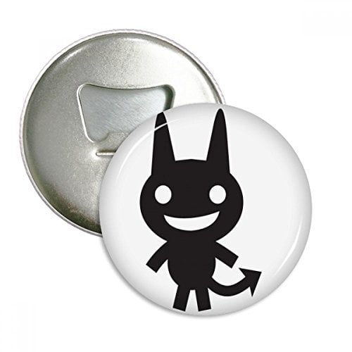 DIYthinker Bat Happy Fear Halloween Round Bottle Opener Refrigerator Magnet Badge Button 3pcs Gift