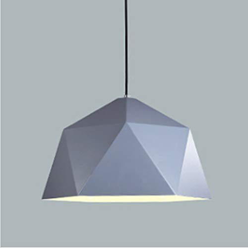 Luminaria suspendida, multicolor en forma de rombo (bombilla no incluida)