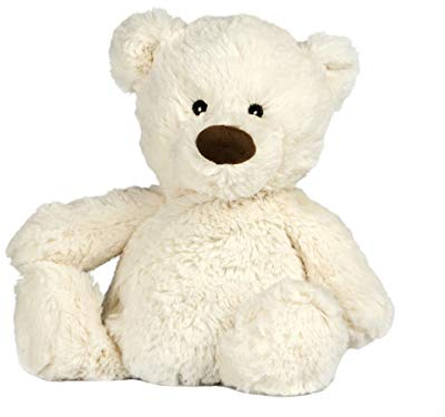 Peluche bouillotte Ours Blanc - Made in France