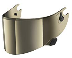 SHARK, visiera casco Race R Pro MIROIR AR AB gold, Taglia unica