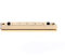 Fafeims Guitar Bridge Nuts, 7 Cordes Multi-échelles doré Golden Bridge Bridge, Accessoire de Remplacement pour Guitares électriques en Laiton.