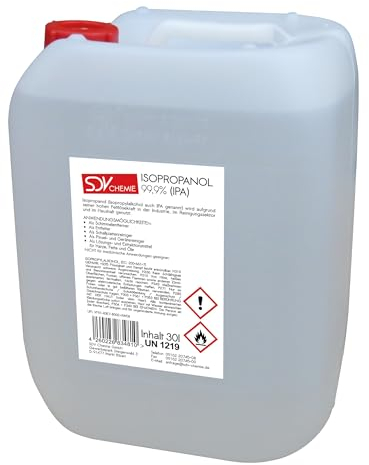 SDV Chemie Isopropanol Isopropylalkohol IPA 2-Propanol 99,9% 3X 30 Liter 30L Cleaner