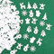 VINFUTUR 100 Stücke Weihnachten Holzanhänger Mini Holzdeko Weihnachtsbaumanhänger Weihnachtsdeko Streudeko DIY Basteln Tischdeko Homedeko Weihnachten Schmuck