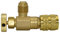 Valvola di chiusura shut-off R32 1/2 ACME F x 5/16 SAE M R32 per condizionatori