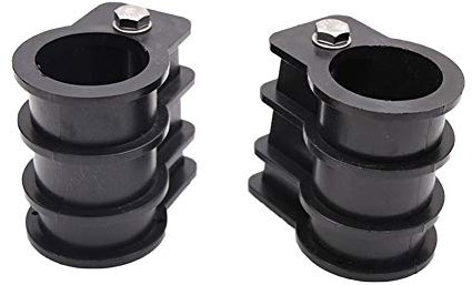 ZGHBZZY Kit de remplacement pour échelle de piscine avec boulon et échelle en caoutchouc avec ancrage de piscine et rosace ronde de piscine,