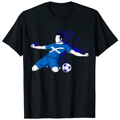 Schottland Fußball-Fans Trikot Schottland Fußball Liebhaber Sport T-Shirt