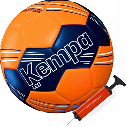Kempa Handball Training griffiges Obermaterial orange/Marine (3 (ohne Ballpumpe))