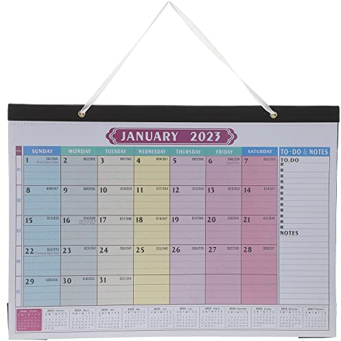 LIFKOME Wandkalender Juli 2023 bis Dezember 2023 12 Monate Familie Schule Monatsplaner Perfekt zum Planen Und Organisieren