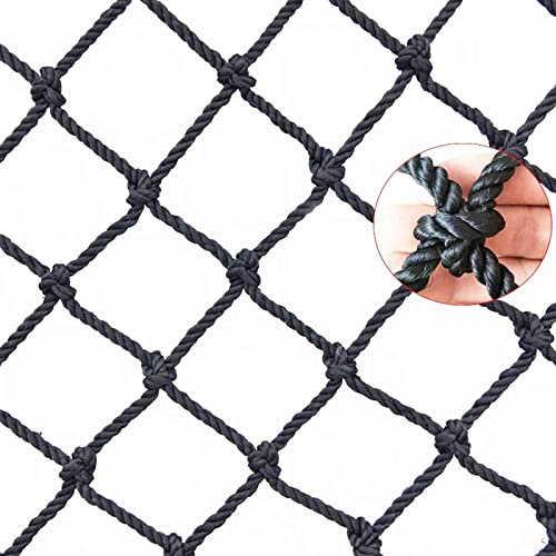 Kinder Sicherheitsnetz, Balkon Treppengeländer, Treppengeländer, Schutznetz, 6 mm Seil, Spielplatz, Garten, Sportzaun, Innenwand, Fotodeko, Pflanzen-Kletternetz,1x4M/3x13FT
