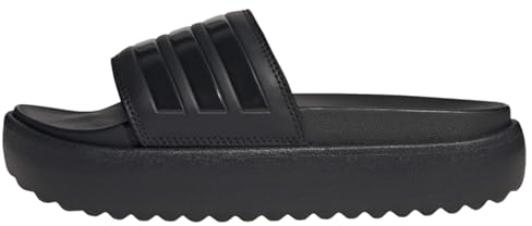 adidas Adilette Platform Slides, Diapositive Donna, Core Black/Core Black/Core Black, 39 EU