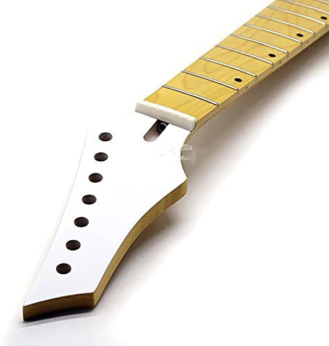 CAZARU Manche de Guitare 7 Cordes Manche de Guitare électrique Manche 24 frettes Bricolage Guitare électrique 7 Cordes Manche en érable