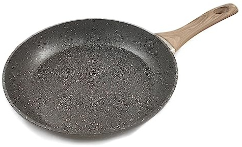 Rumplex Bratpfanne 22 cm Antihaft Kratzfeste Aluminium Omelette Pfanne Spülmaschinenfest für allen Herdaten einschließlich Induktion Gesundes Kochen