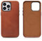 Mobiskin Hülle passend für iPhone 15 PRO MAX (6,7 Zoll), Handyhülle mit Leder, Case kompatibel mit MagSafe, Schutzhülle, Handytasche, Slim Cover, dünn, Vintage Braun
