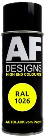 RAL1026 LEUCHTGELB Spraydose glänzend Lackspray Sprühdose DIY Autolack