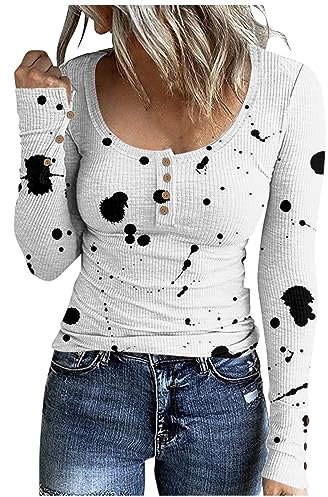 Bauchfreie Oberteile Damen Rüschenblusen Damen Flieder Hemd Gym Wear Verspielte Damenblusen Eine Tunika Herzfrequenz Shirt Chiffon Bluse Schwarz Transparent Hemdbluse Kariert Damen Lange