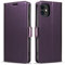 TOHULLE Wallet Case for iPhone 12 Mini (5.4), Premium Flip PU Leather Case RFID Blocking Card Holder Magnetic Closure Kickstand Protective Phone Case Cover for iPhone 12 Mini - Purple