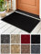Carpet Diem Prestige Schmutzfangmatte schön und haltbar, Premium Fußmatte innen & außen - Sauberlaufmatte für Eingangsbereich, Flur & Haustür - Schwarz 80x120 cm
