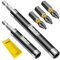 5 x SabreCut SCRSGK1 Guía de tornillos de cabeza hexagonal retráctil magnética de 80mm y 120mm y juego de puntas PH2 de 25mm para puntas de tornillo Destornilladores y otros accesorios