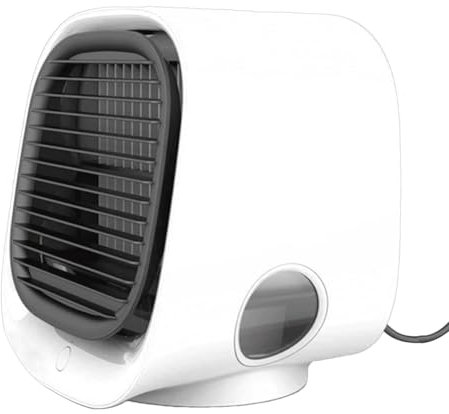 Aire Acondicionado Portátil - Refrigerador De Aire Acondicionado, Humidificador, Ventilador USB Portátil, Aire Acondicionado De Escritorio, Aire Acondicionado Personal, 3 Velocidades, Ventilador De