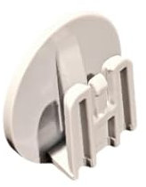 WCS-SHOP® Supporto Compatibile Telepass Compatibile MooneyGo Clip adesiva - 1 pezzo (Grigio)