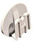 WCS-SHOP® Supporto Compatibile Telepass Compatibile MooneyGo Clip adesiva - 1 pezzo (Grigio)