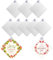 10St Sublimations Saugnapf Blanko Schild, Saugnapf Autofenster Schild Sublimations Metallschild Rohlinge Abnehmbar Blanko Autofenster Schild Auto Sicherheits Warnschild für Heimwerkerarbeiten