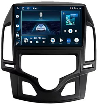 Android 13 2 DIN Car Radio Stereo para Hyundai I30 2006-2011 MT AT 9 Pulgadas Autoradio con WiFi GPS Rear View Camera RDS FM BT DVR SWC Ventilador de refrigeración(2+32G)