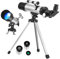 STOBOK Telescope Star Gazing Astronomy Tripod Watching Accessory Refractive Eyepiece Silver Aluminum Alloy