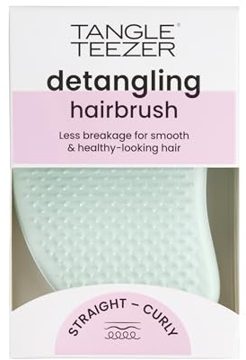 Tangle Teezer Original Detangling Brush (ice blue) – Entwirrbürste für kräftiges & widerspenstiges Haar – Sanftes Kämmen ohne Ziepen – Anti-Frizz, vegan & tierversuchsfrei – Nasses & trockenes Haar