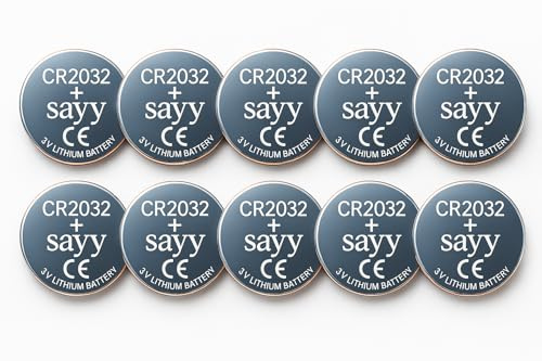 10 X CR2032 Batterien Lithium Elektronikzubehör 3V Labor Industrieware