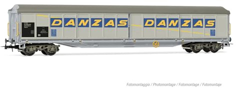 Rivarossi HR6649 SBB, 4-axle sliding-wall wagon Habils Danzas, ep. V for adults, 14+ years, model railway collectors
