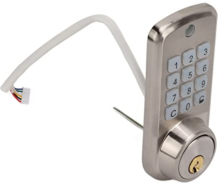 Aoaoy Clave de Contraseña Desbloquear la Cerradura de la Puerta Oculta con Diseño Antihorable, Adecuado para Apartamento en el Hotel en Casa, Material de Aleación de Zinc