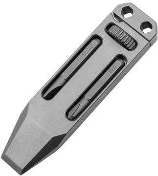 Pied de biche EDC, fer à levier en titane, mini tige de biche EDC, petit levier EDC Pry Bar, porte-clés EDC Pry Bar, décapsuleur, clé à molette, tournevis, outil multifonction EDC