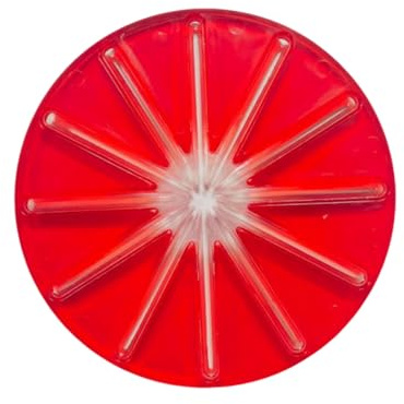 Whisk Scraper, Efficient Mixing Bowl Wiper Attachment, Heads Scraper Attachment Wipers for Multi-Purpose Kitchen Tool, Easy Cleaning Kitchen Tool (Red)