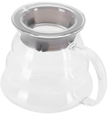 Cocoarm Glas-Kaffekaraffe, Professionelle Glaskanne mit Glatter Innenfläche, 700ml, für Bar, Küche, Tresen und Familiengebrauch