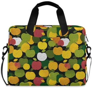 Laptop Sleeve Case 15-16 Inch Waterproof Laptop Bag Briefcase Alaskan Fruit Red and Green Case Bag with Zipper for Work Journey