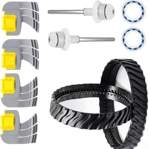 Durashmall R0526100 Kit di ricambio per pulizia piscina Zodiac MX8 MX6 include pneumatici alberi di trasmissione spazzole C60 e cuscinetti ruota motore per attrezzature da piscina accessori di