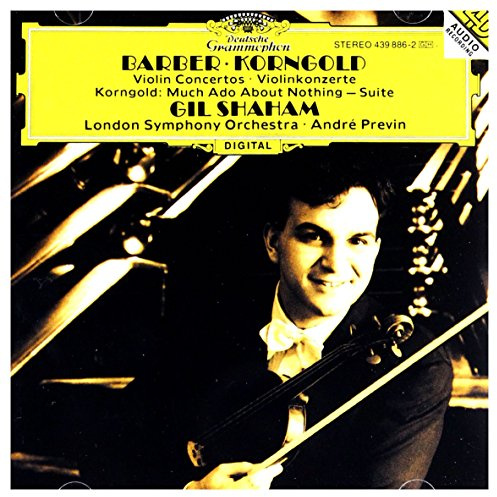 Barber: Concerto for Violin & Orchestra, Op. 14 / Korngold: Much Ado about Nothing Suite, Op. 11