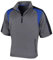 Proquip Golf Mens Zephyr Wind Shirt - Pewter/Black/Surf - S