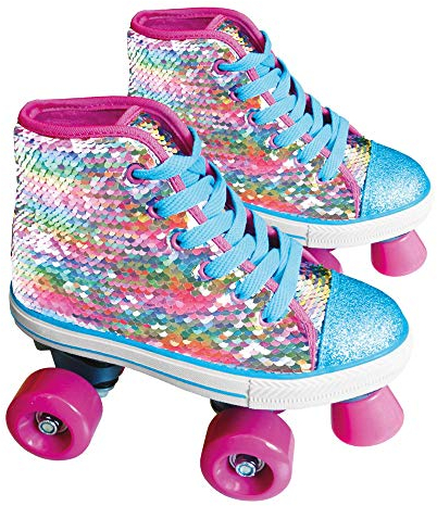 Girabrilla by Sport1 Rollschuhe mit Pailletten, Mehrfarbig, 35-36