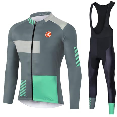 UGLY FROG MTB Rennrad Radsport Trikots Bikingjacke Fahrrad Jacke Hose Set Radjacke Winter Leicht Wasserfest Windjacke Lange Radhose Freizeithose Anzüge