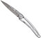 Deejo Taschenmesser NAKED 15G Tattoo Art NOUVEAU, Silber