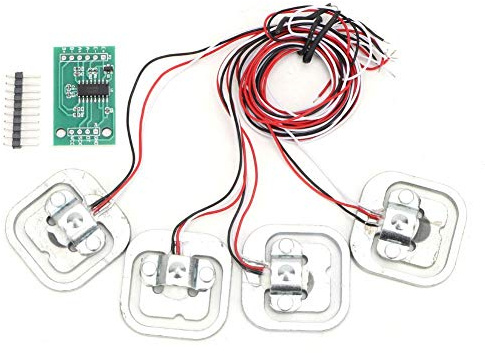 Verrückter Verkauf Wägezellen-Set, HX711-Modul + 4-teiliges persönliches 50-kg-Halbbrücken-DMS-Gewichtssensorset, HX711-Modul + 4-teiliges persönliches 50-kg-Halbbrücken-Dehnungsmessstreifen