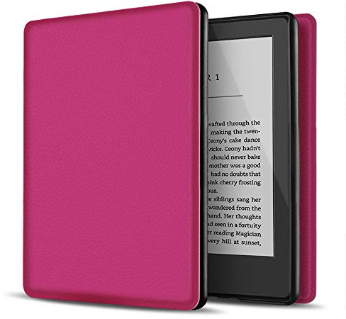 TNP Hülle für Kindle 10. Generation 2019 J9G29R, Schutzhülle Case für Amazon Kindle eReader 6-Zoll, mit Auto Einschlafen/Aufwachen Funktion, Ultradünne Cover für eBook Reader, Pink